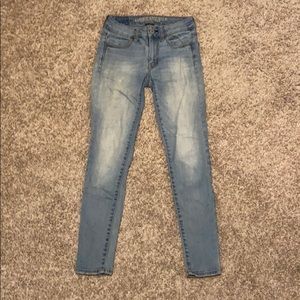 American Eagle Jegging, Size 00 Short, Light Wash